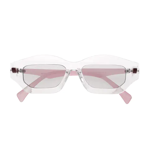 Geometric Clear Sunglasses
