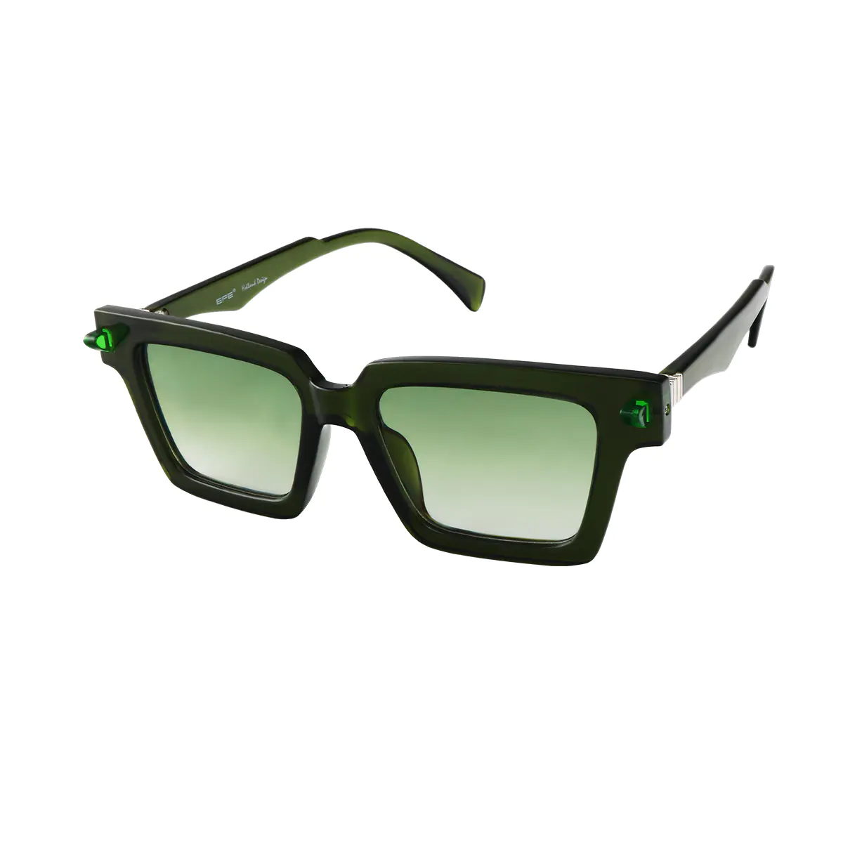 Square Green Sunglasses