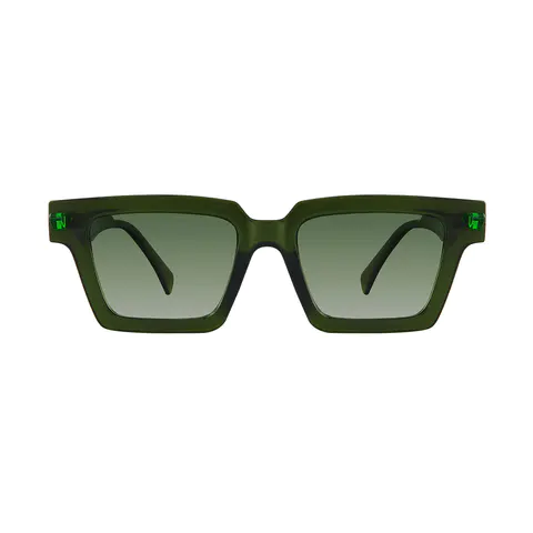 Square Green Sunglasses