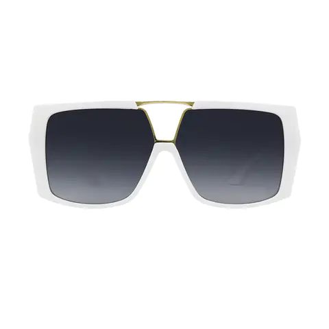Aviator White Sunglasses