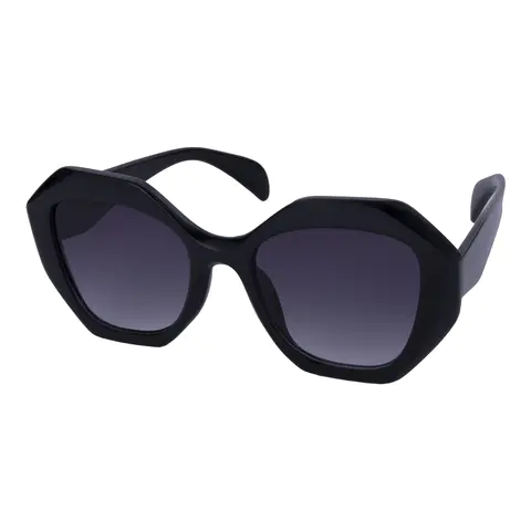 Geometric Black Sunglasses