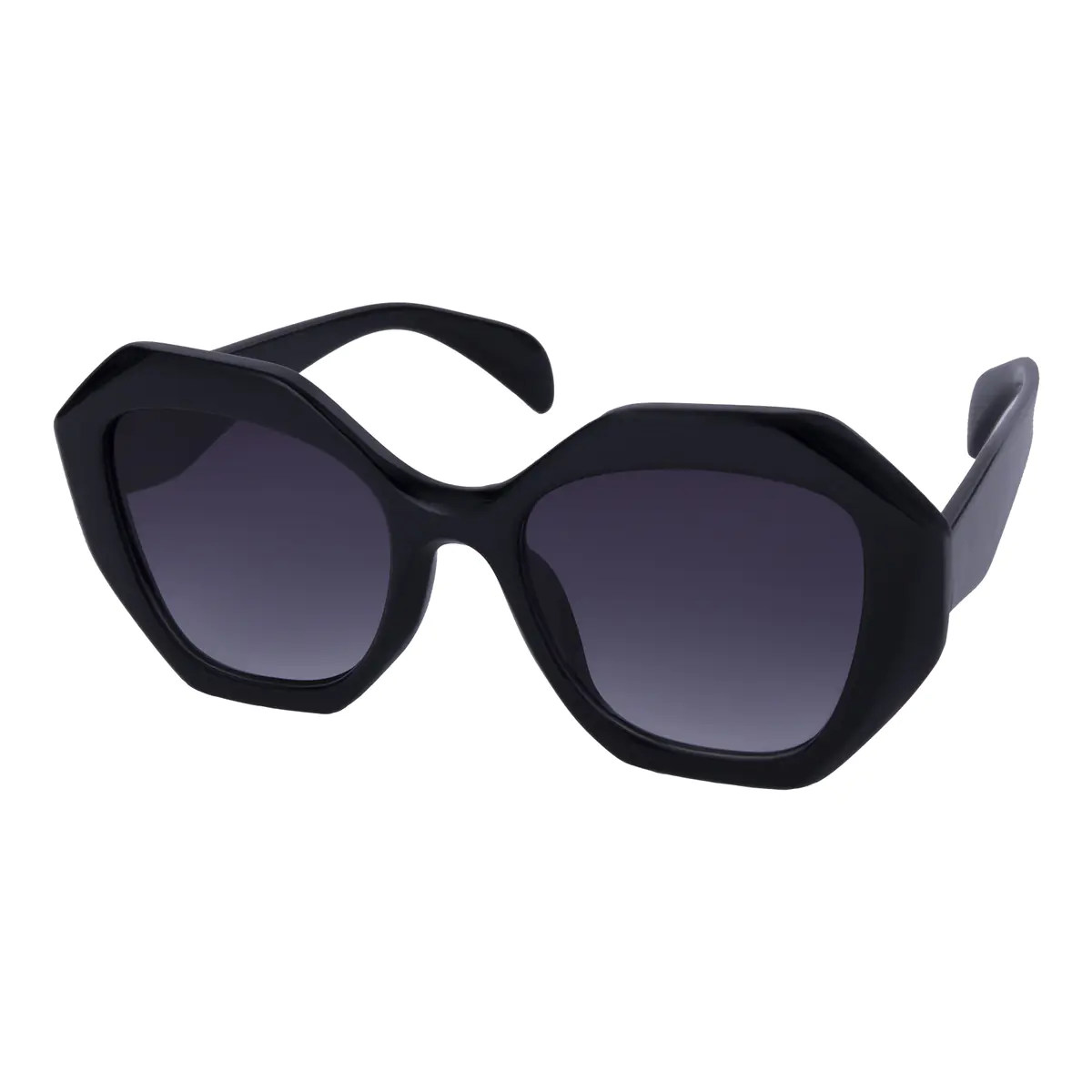 Geometric Black Sunglasses