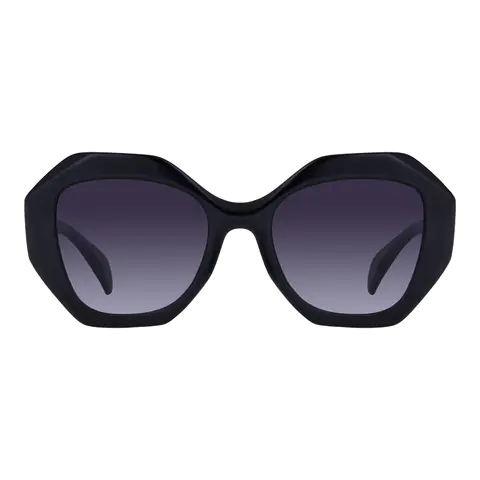 Geometric Black Sunglasses