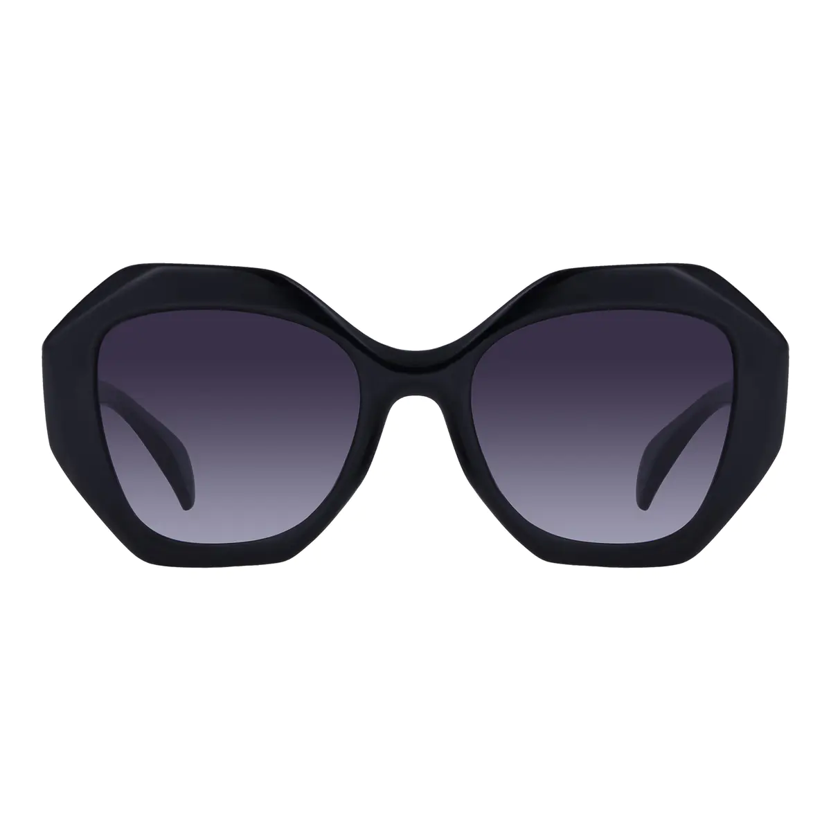Geometric Black Sunglasses