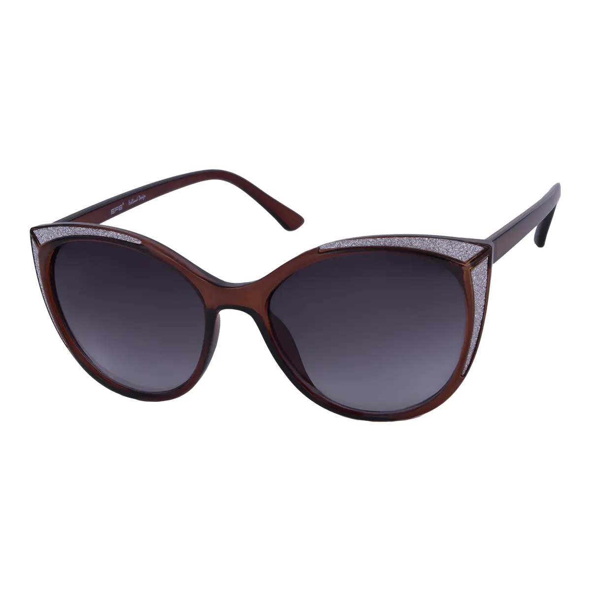 Cat-eye Brown Sunglasses