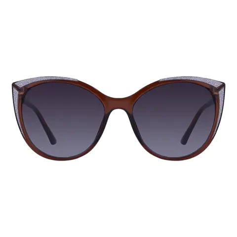 Cat-eye Brown Sunglasses