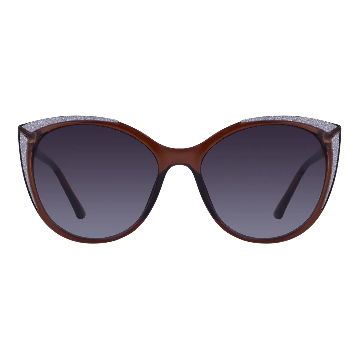 Cat-eye Brown Sunglasses