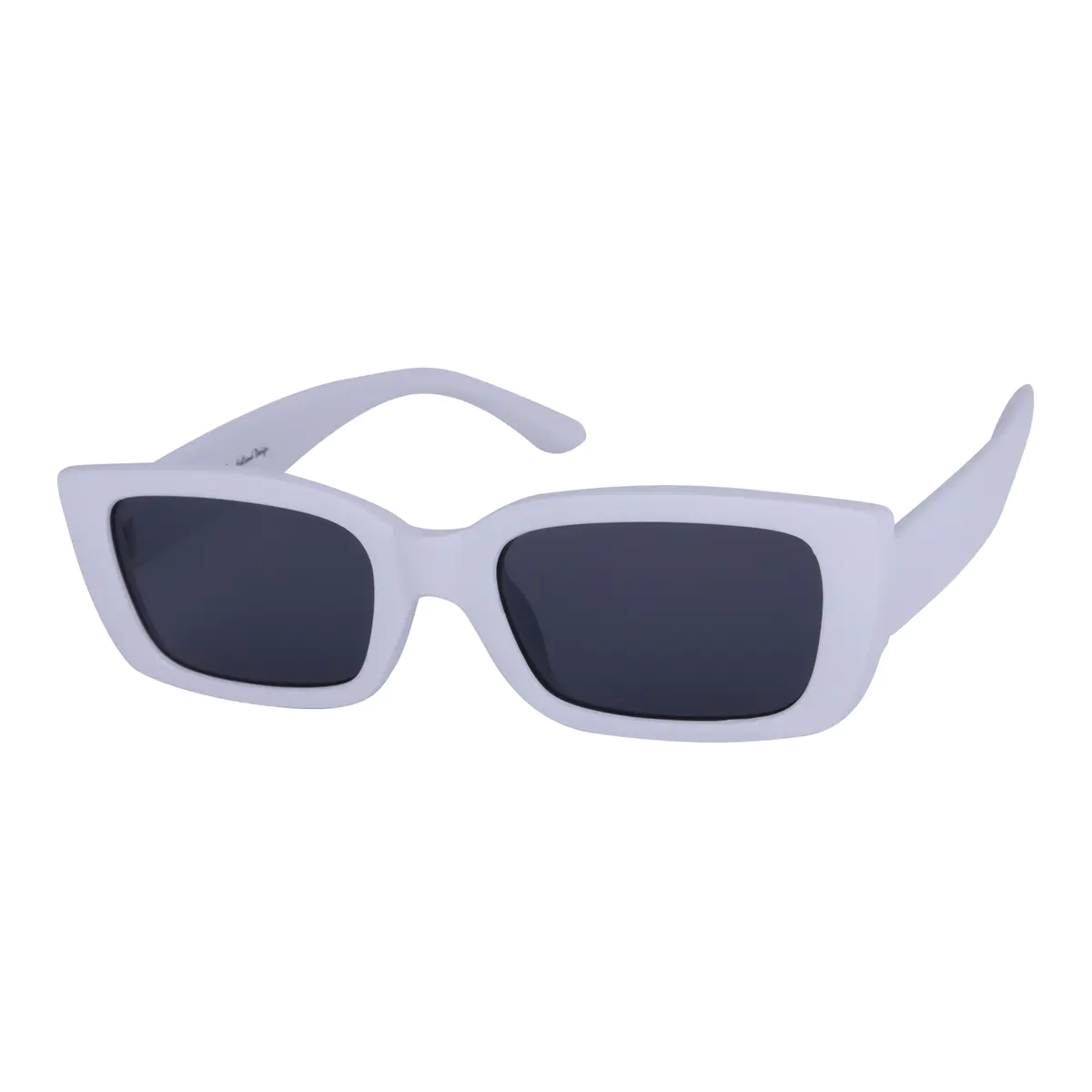 Rectangle White Sunglasses
