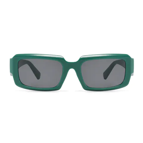 Rectangle Green Sunglasses
