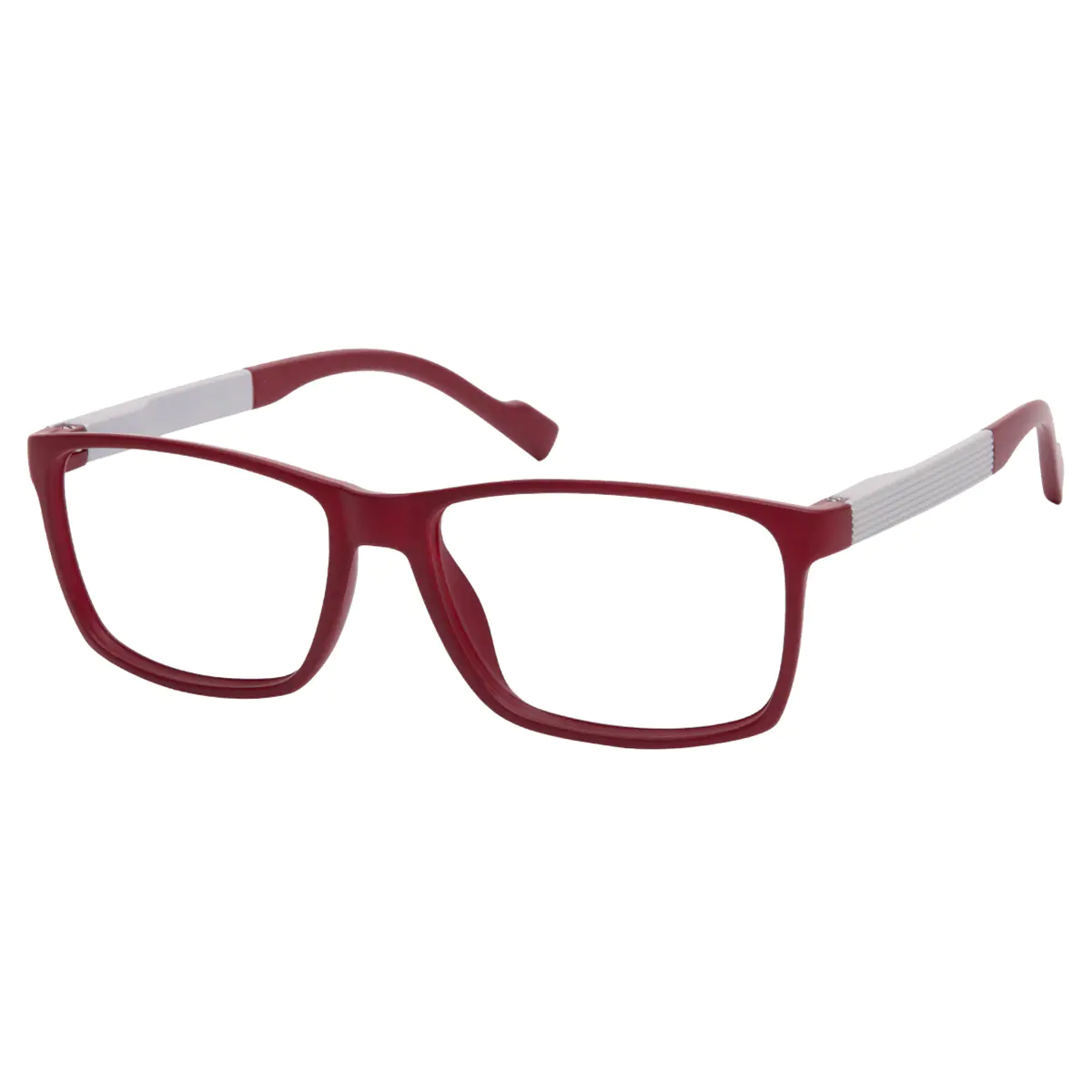 Square Red Reading Glasses