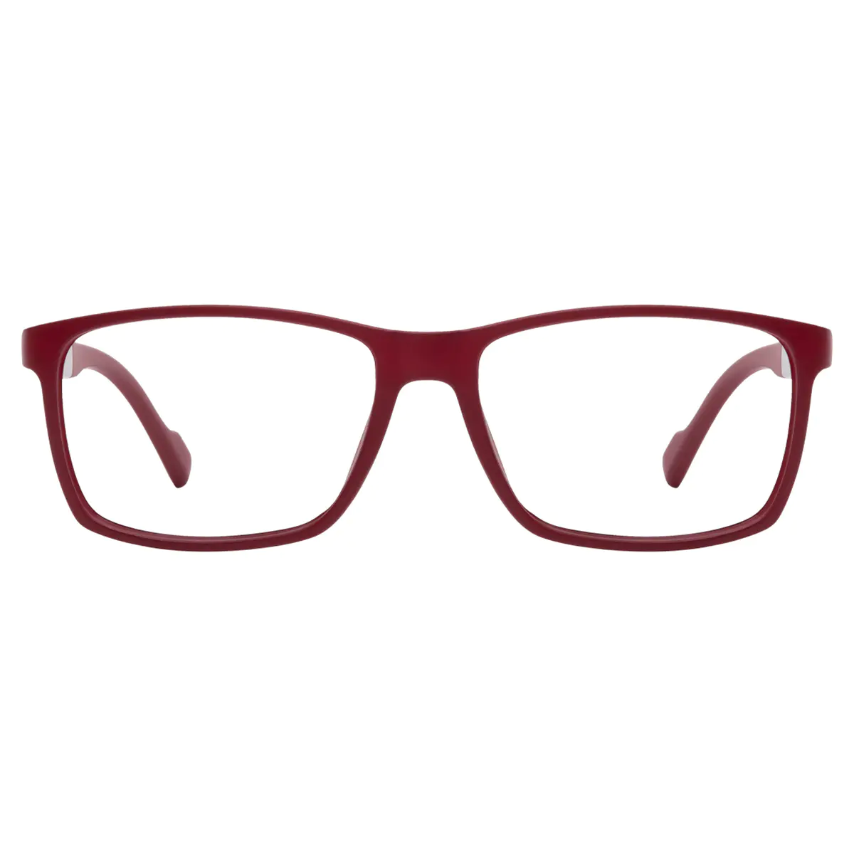 Square Red Reading Glasses