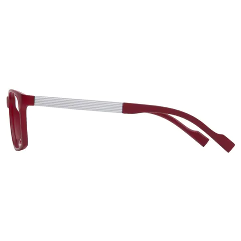 Square Red Reading Glasses
