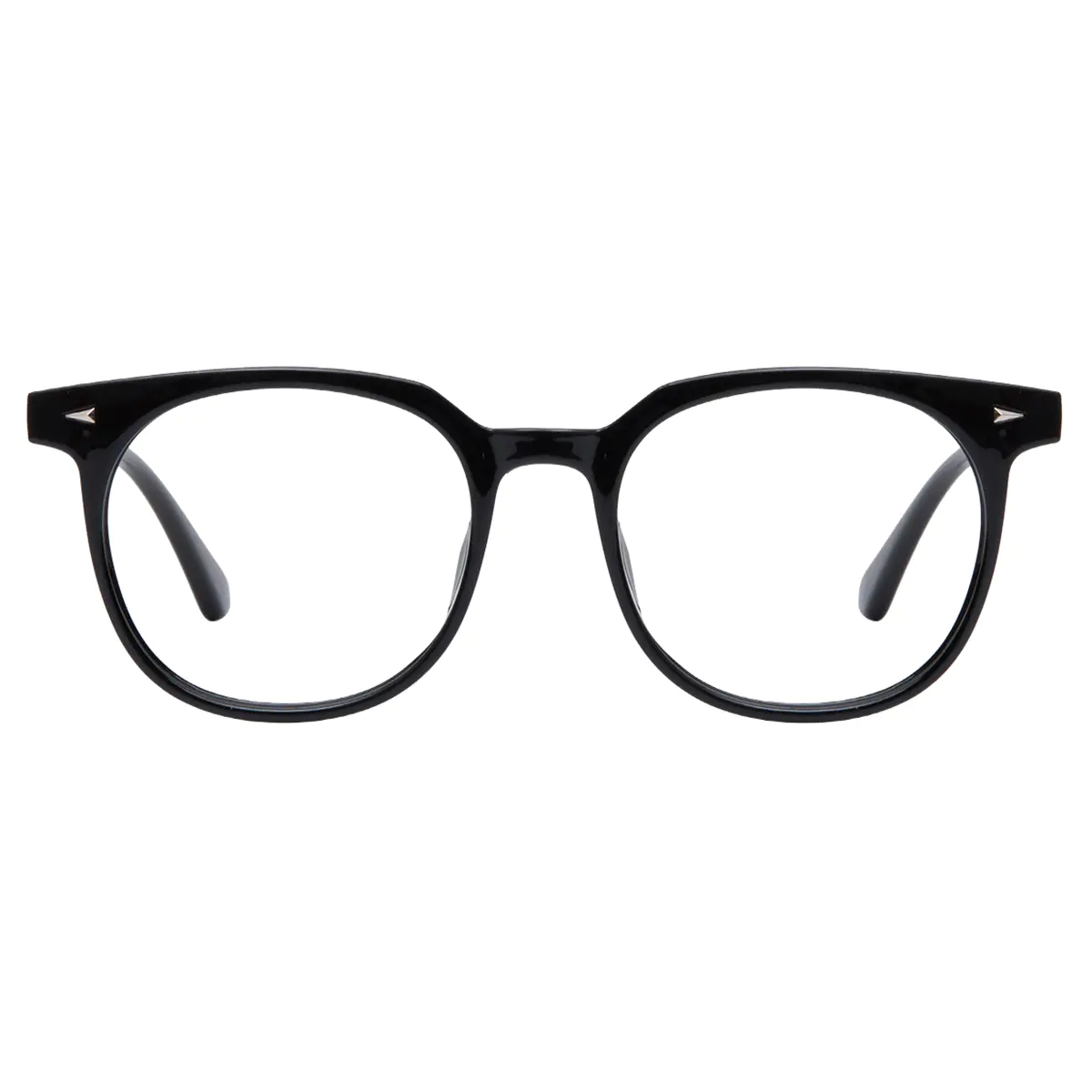Round Black Reading Glasses