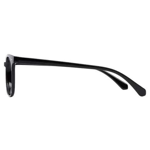 Round Black Reading Glasses