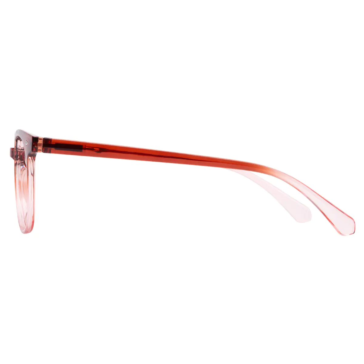 Round Red Reading Glasses