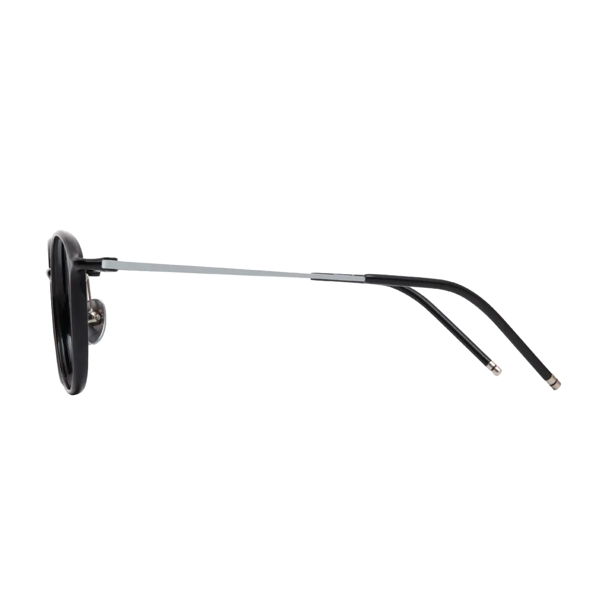 Oval Black Eyeglasses