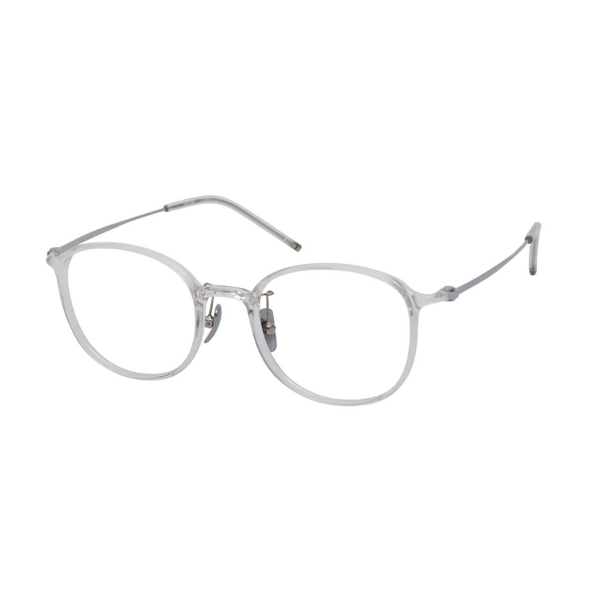 Oval Clear Eyeglasses