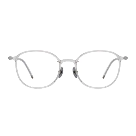 Oval Clear Eyeglasses