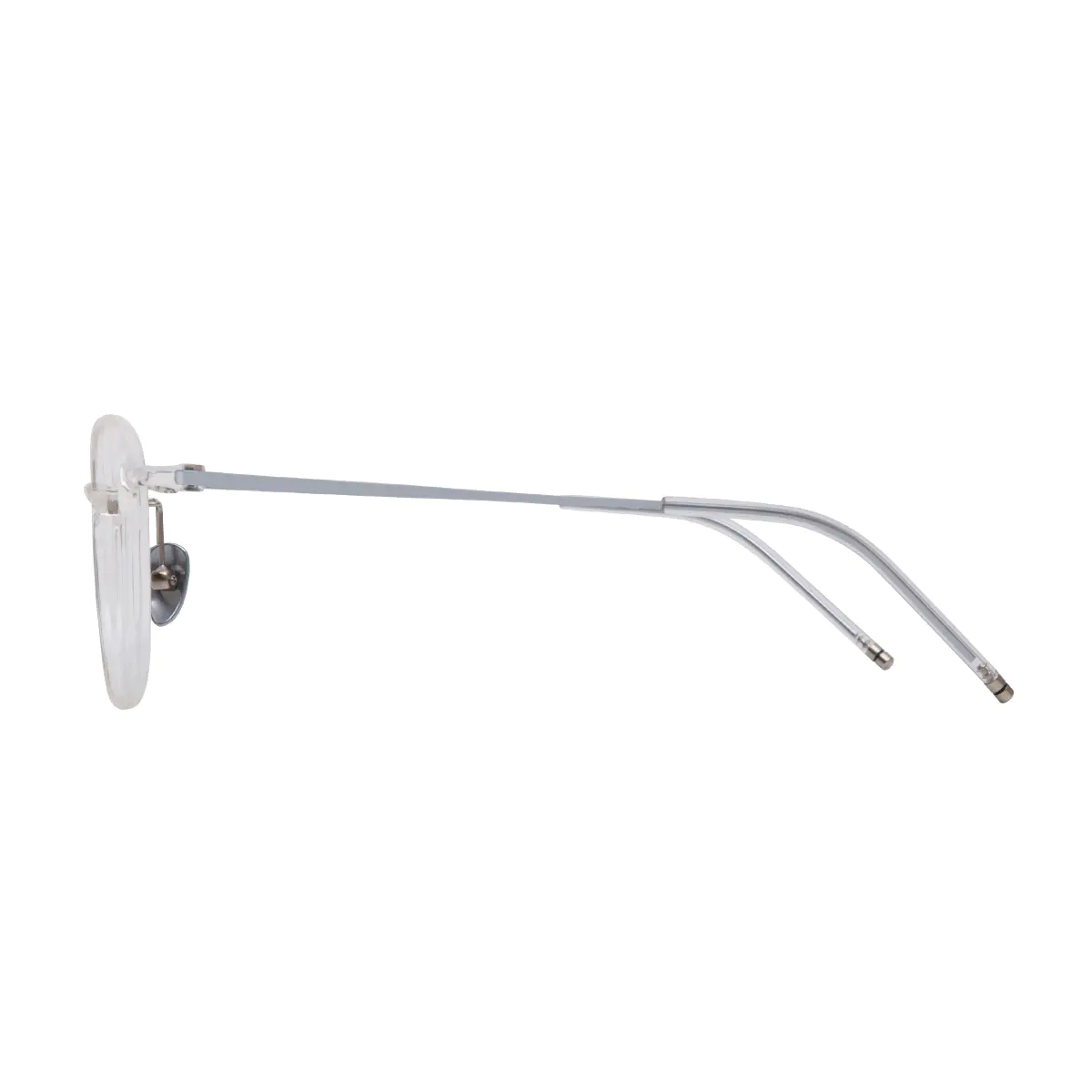 Oval Clear Eyeglasses