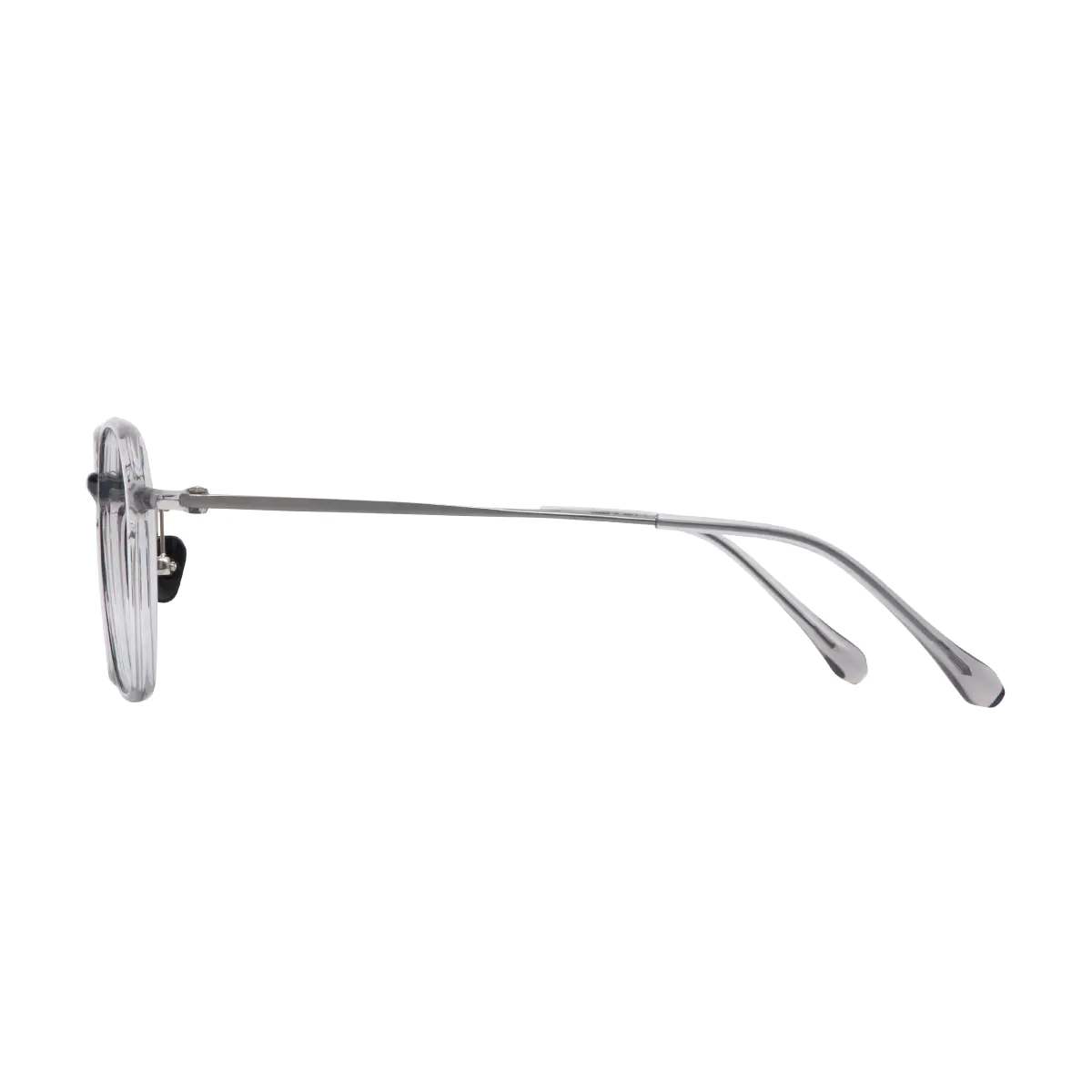 Square Grey Eyeglasses