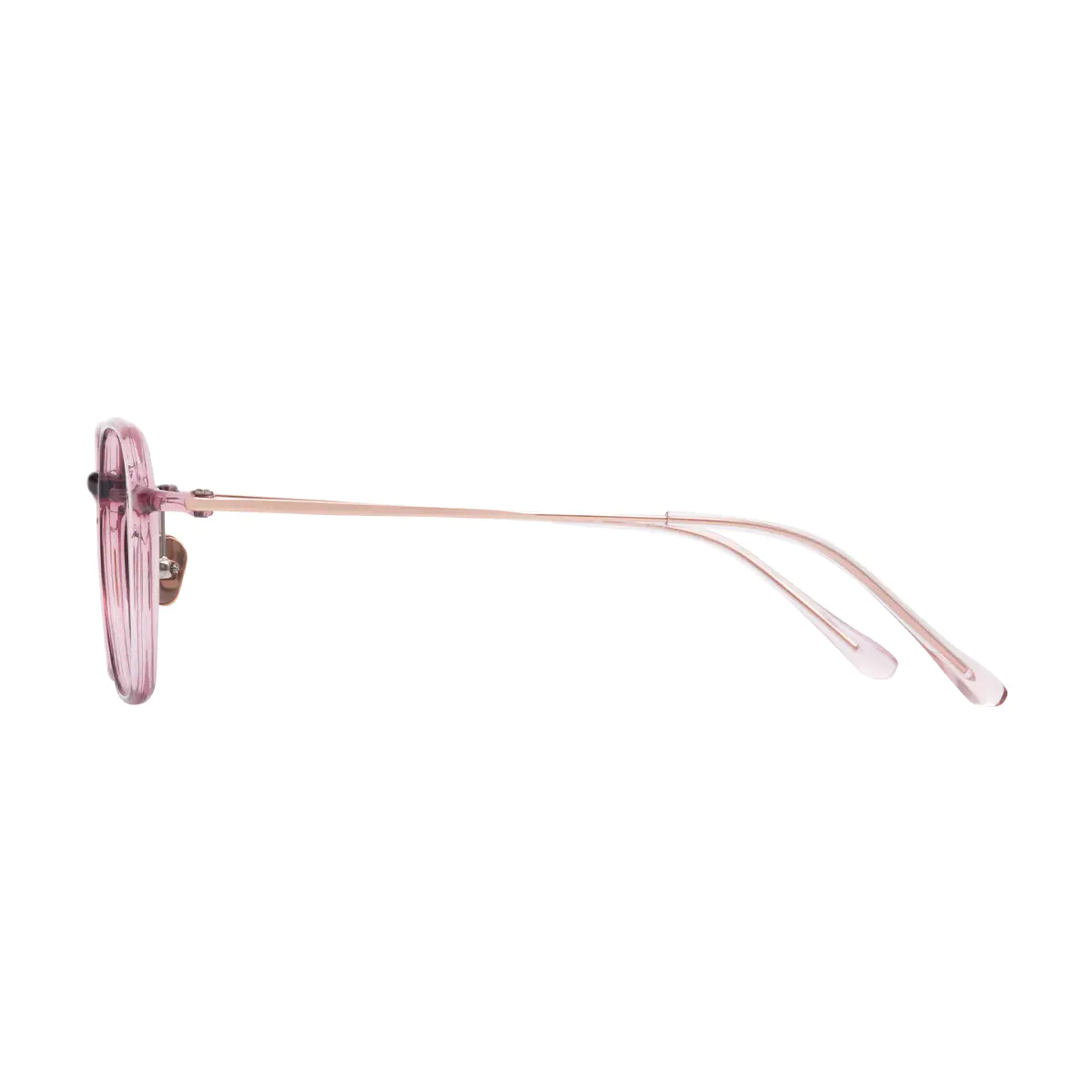 Square Pink Eyeglasses