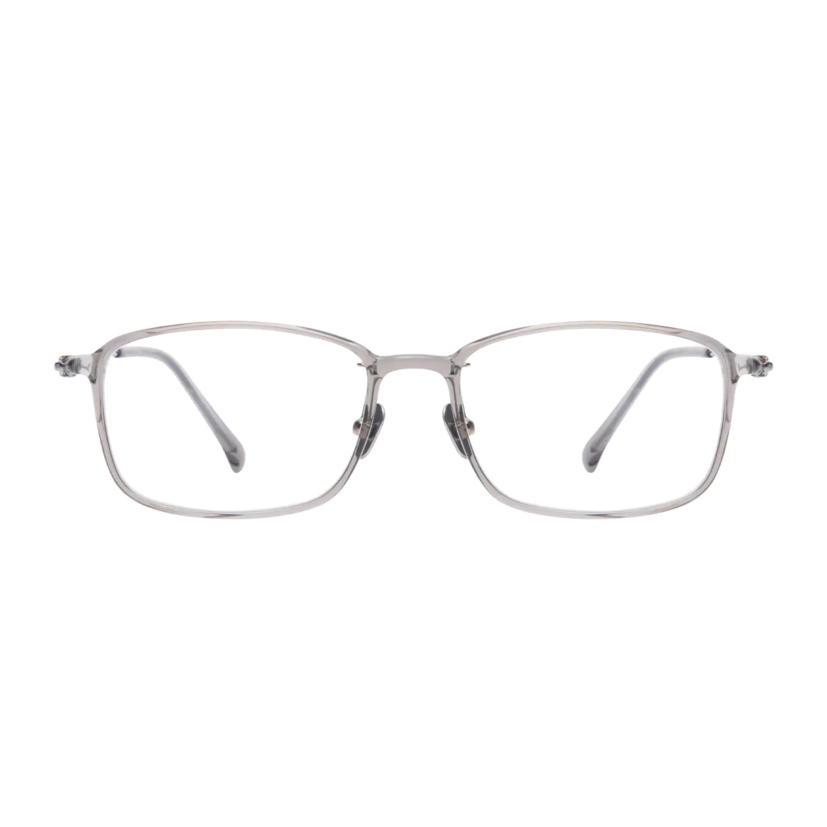 Rectangle Grey Eyeglasses