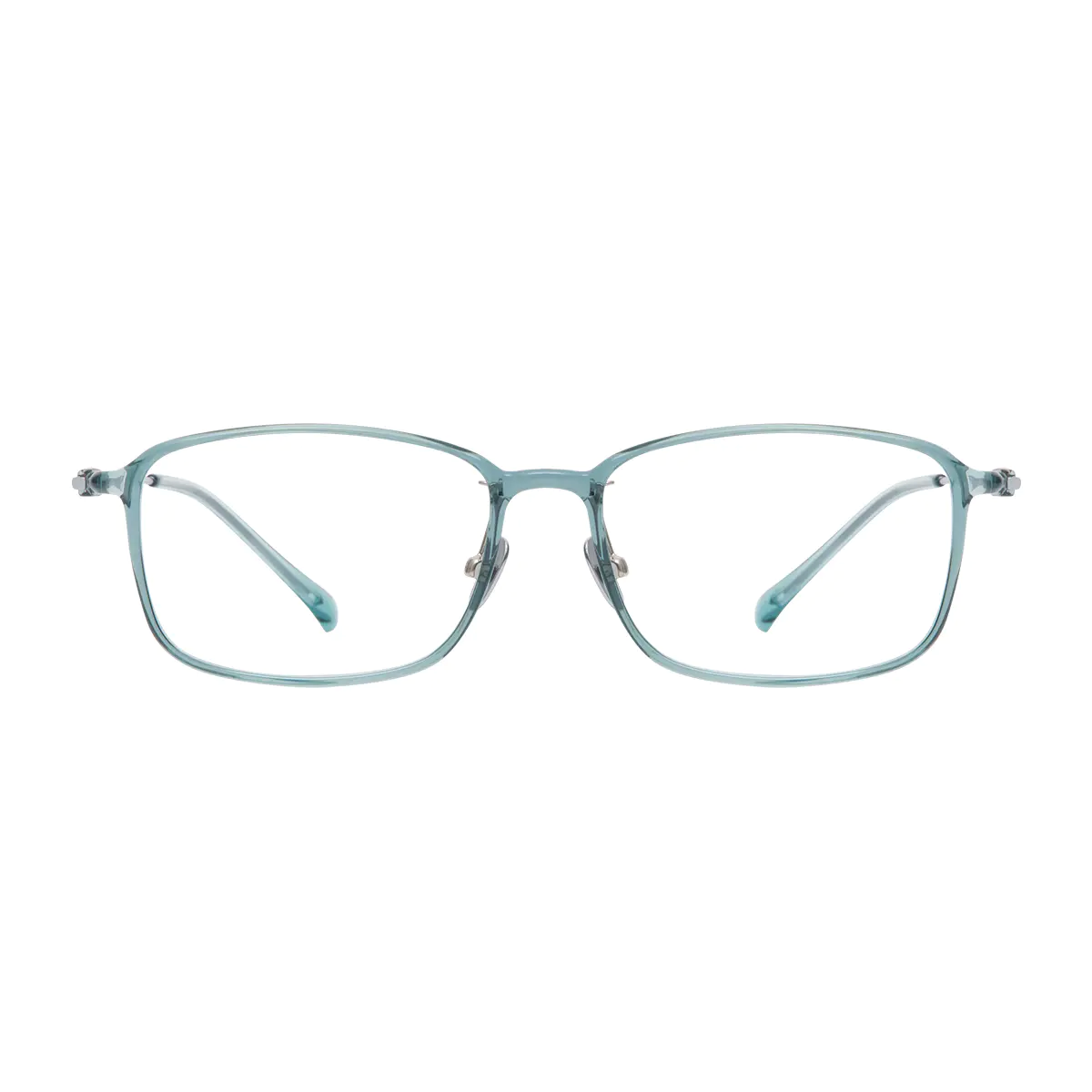 Rectangle Blue Eyeglasses