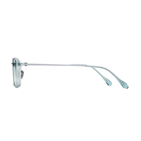Rectangle Blue Eyeglasses
