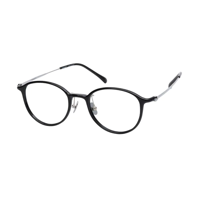 Oval Black Eyeglasses