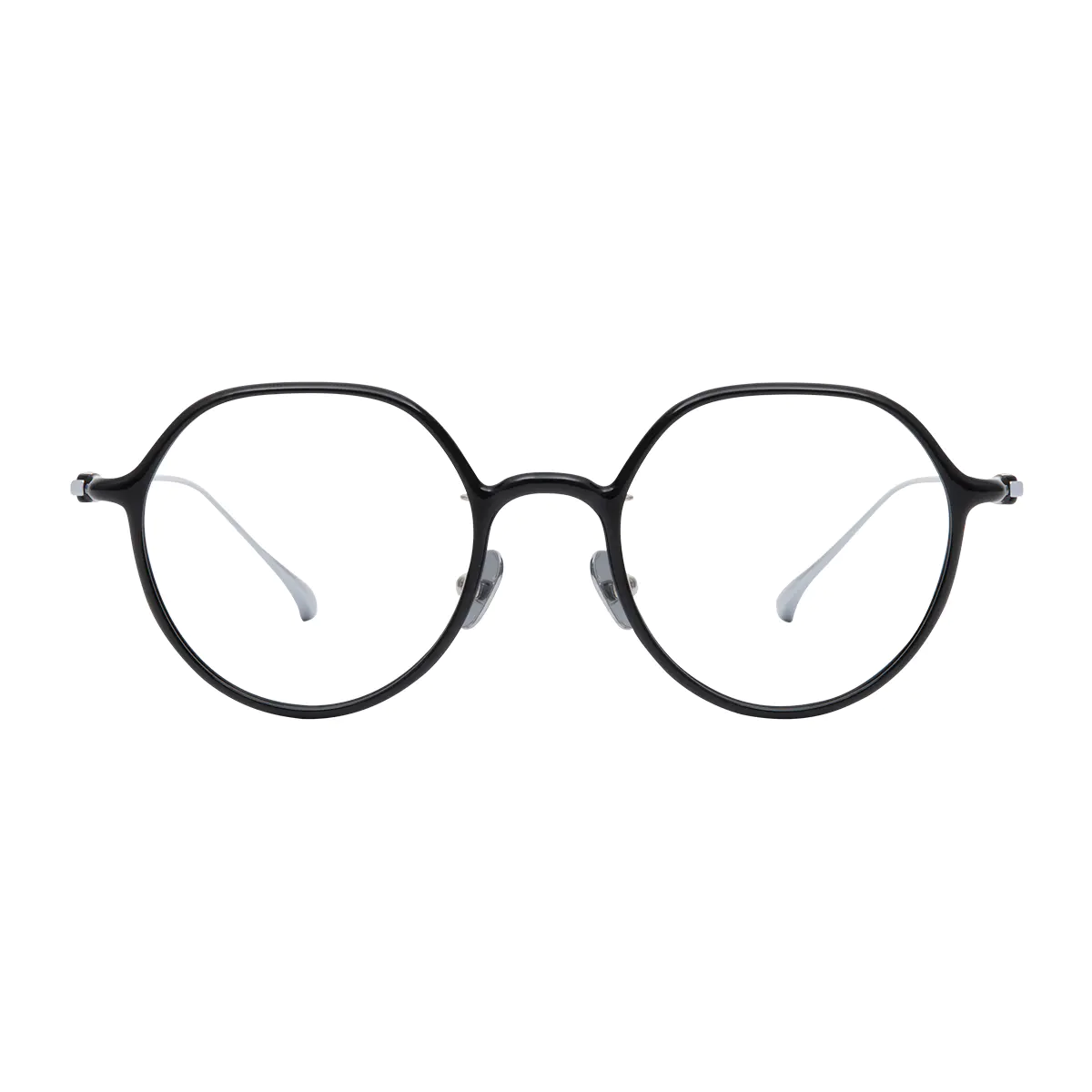 Geometric Black Eyeglasses