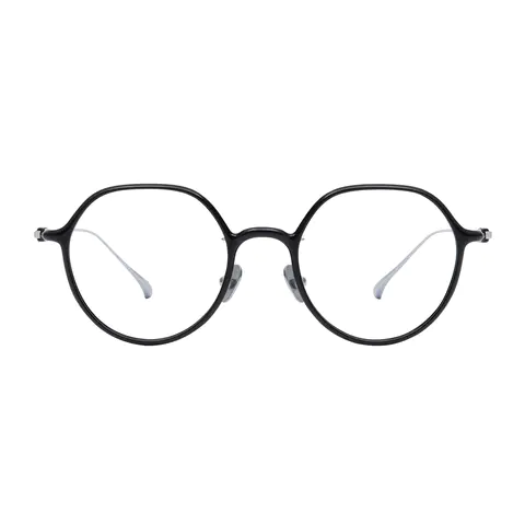 Geometric Black Eyeglasses
