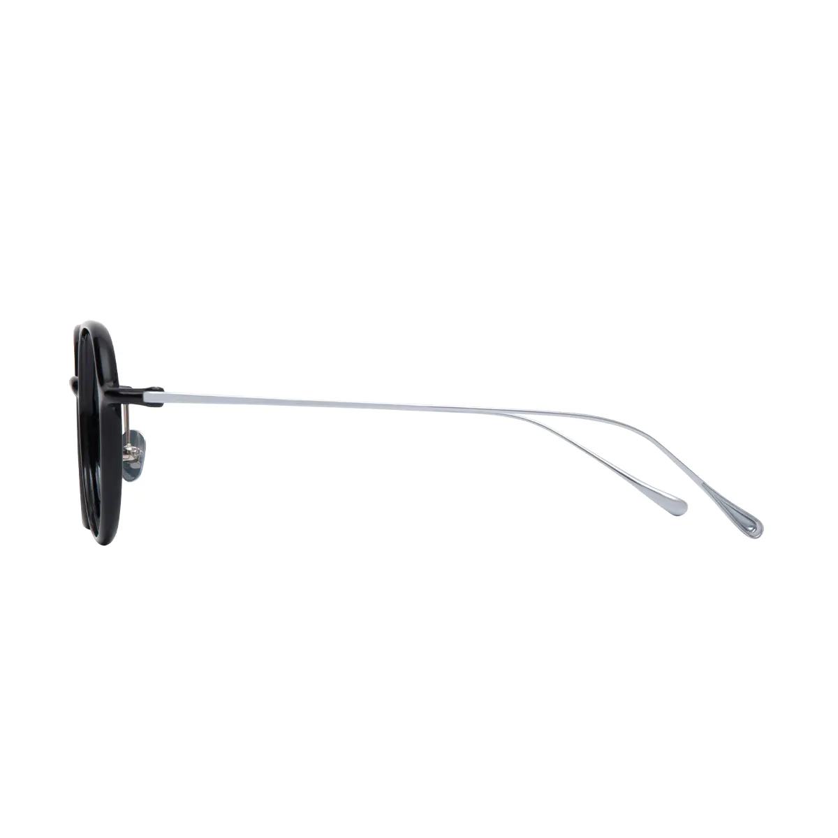 Geometric Black Eyeglasses