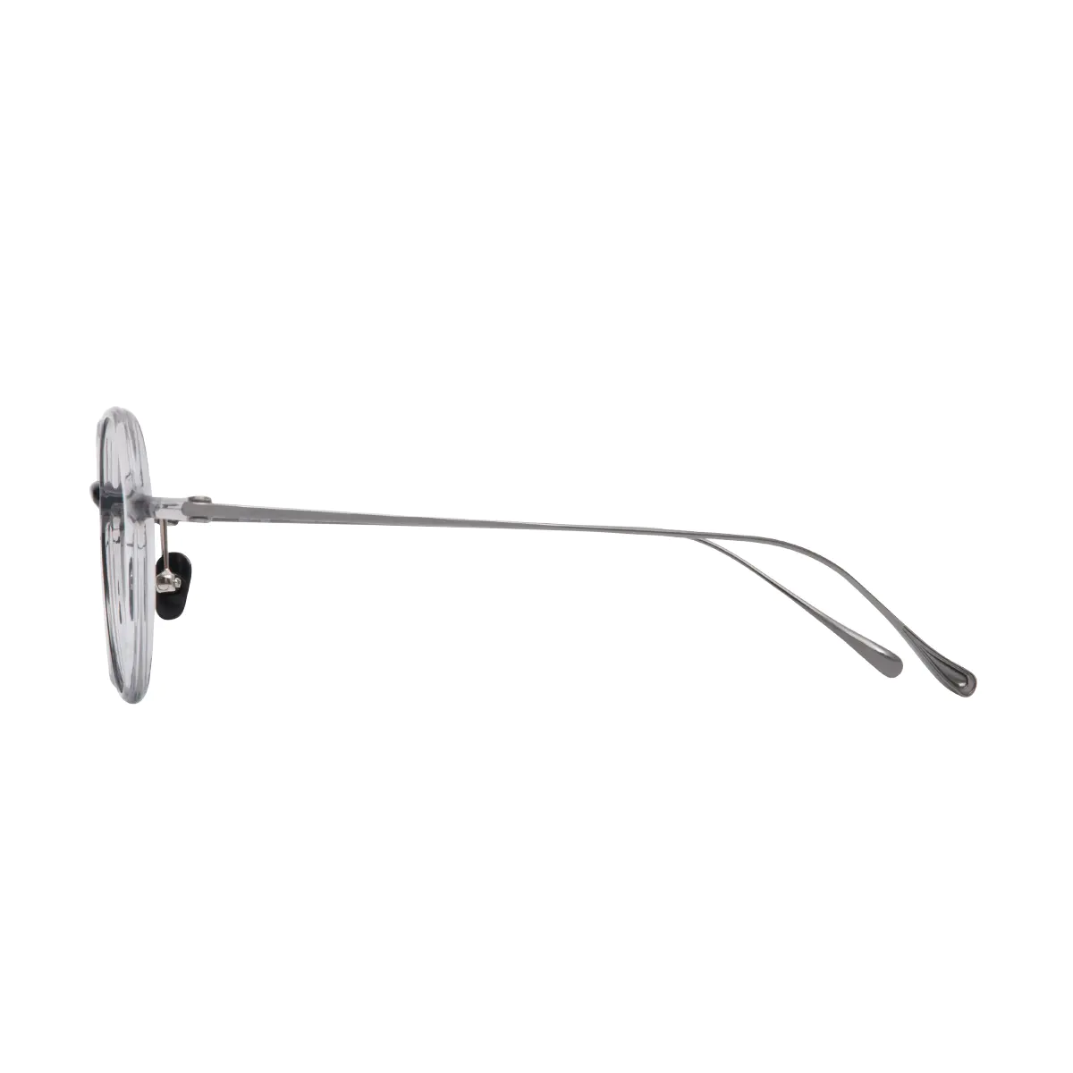 Geometric Grey Eyeglasses