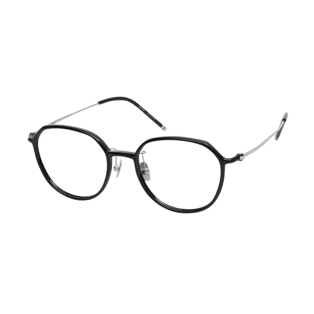 Square Black Eyeglasses