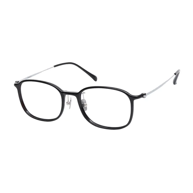 Oval Black Eyeglasses