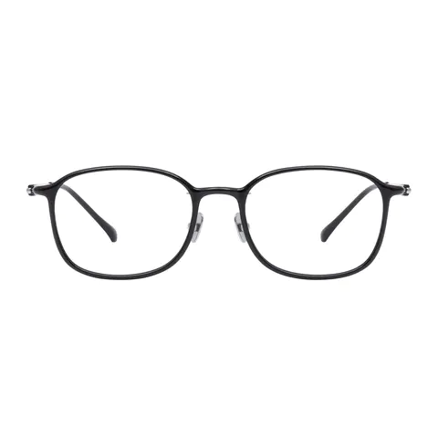 Oval Black Eyeglasses