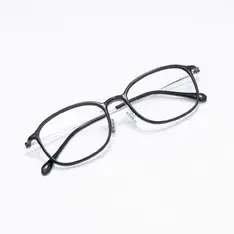 Oval Black Eyeglasses