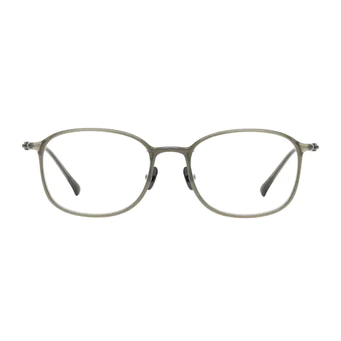 Oval Green Eyeglasses