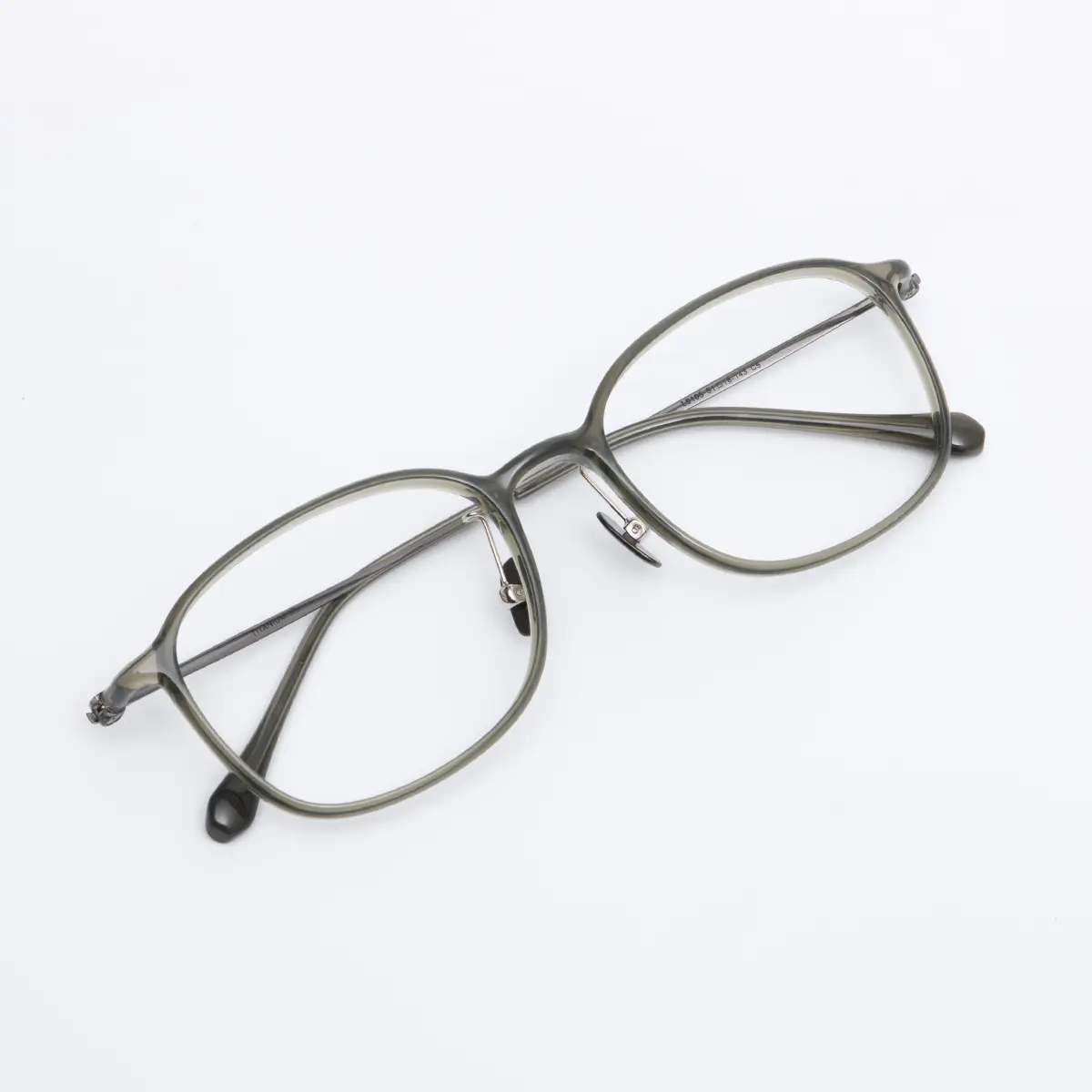 Oval Green Eyeglasses