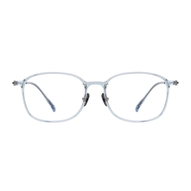 Oval Light Gray Eyeglasses