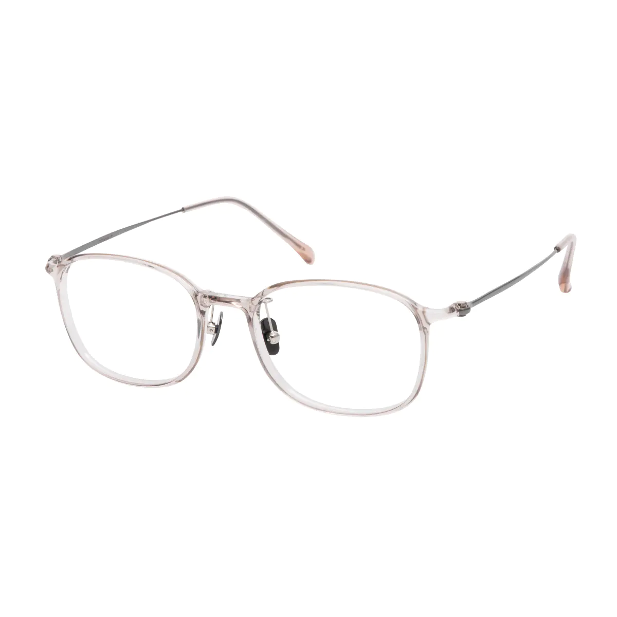 Oval Light Orange Eyeglasses