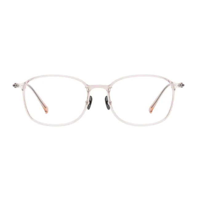 Oval Light Orange Eyeglasses