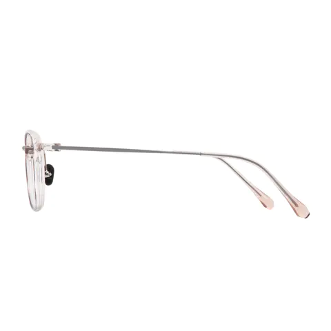 Oval Light Orange Eyeglasses