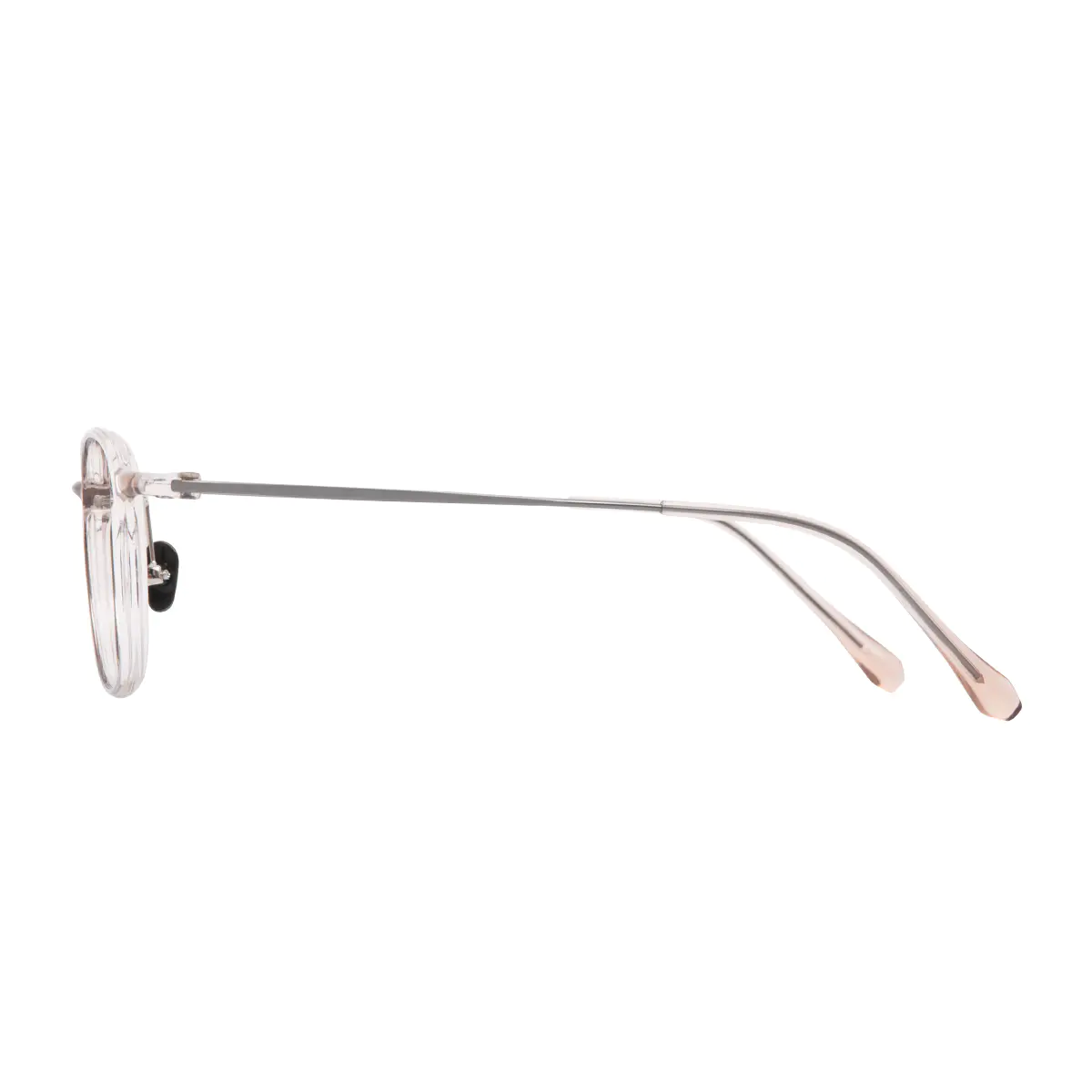 Oval Light Orange Eyeglasses