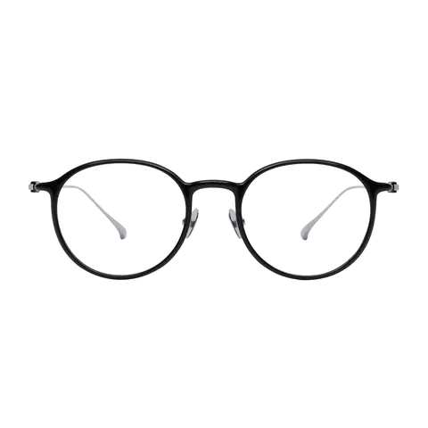 Round Black Eyeglasses