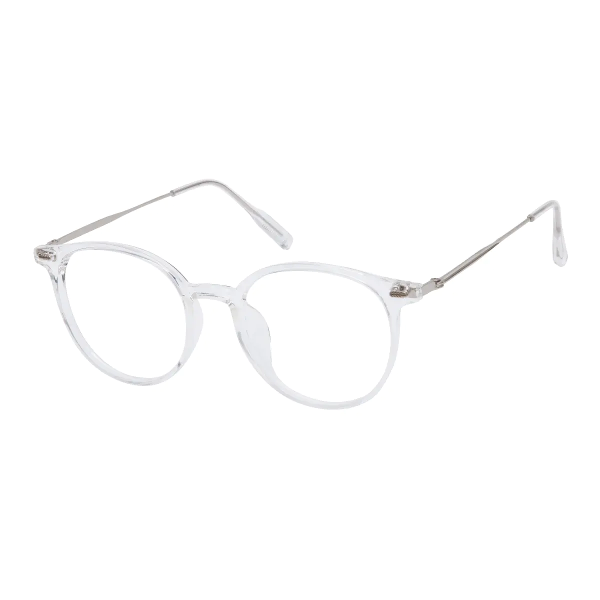 Oval Clear Eyeglasses