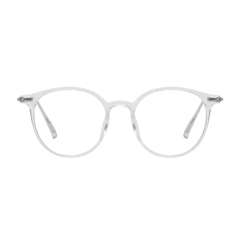 Oval Clear Eyeglasses