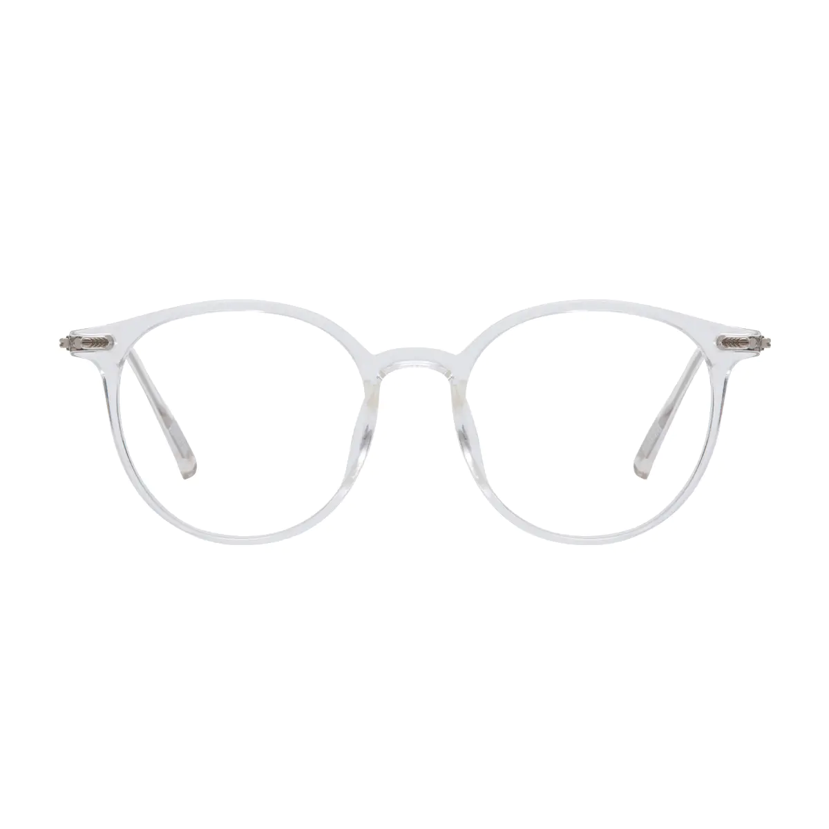 Oval Clear Eyeglasses