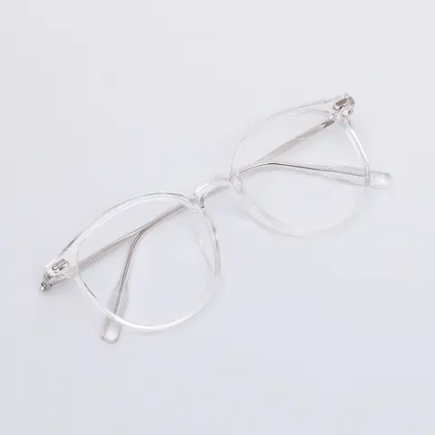 Oval Clear Eyeglasses