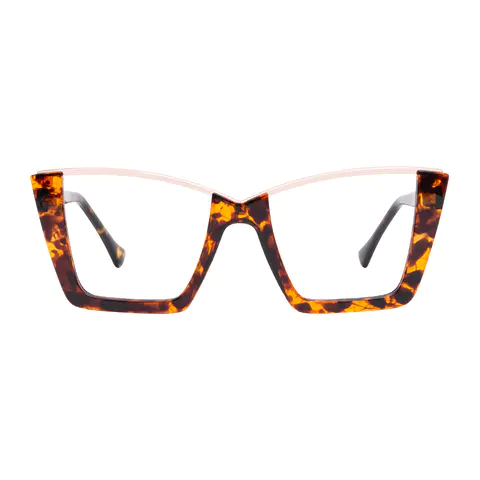 Square Tortoiseshell Eyeglasses